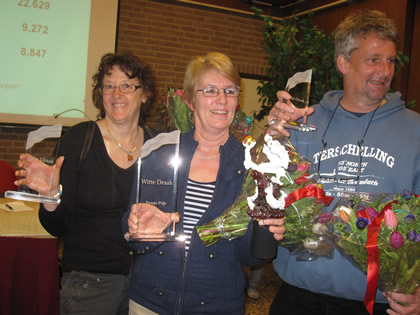 Drie winnaars van 2012